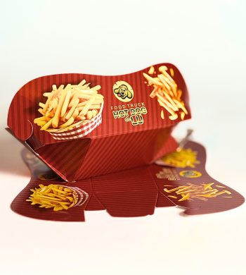 Embalagem hotdog do LU - Embalagem hotdog do LU